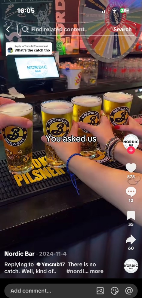 Bar promo